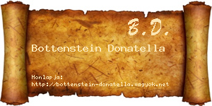 Bottenstein Donatella névjegykártya