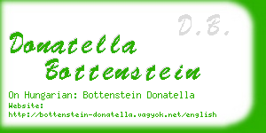donatella bottenstein business card